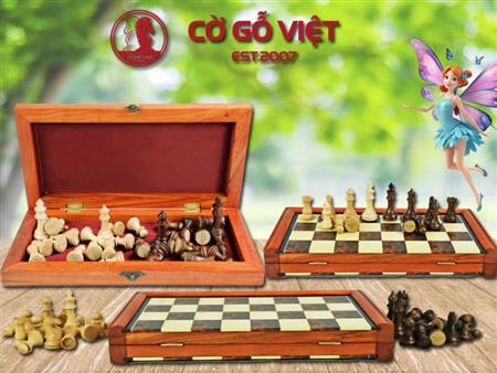 Trải nghiệm đỉnh cao cùng bộ cờ gỗ sồi gấp gọn cao cấp từ Cờ Gỗ Việt