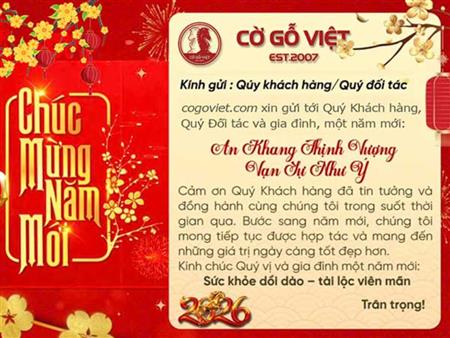 Cờ Gỗ Việt đón xuân Bính Ngọ 2026